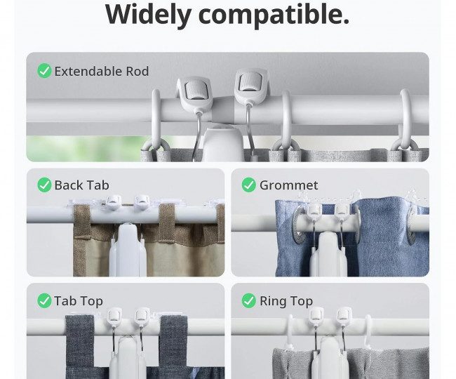 Розумний (smart) мотор для штор SwitchBot Curtain 3